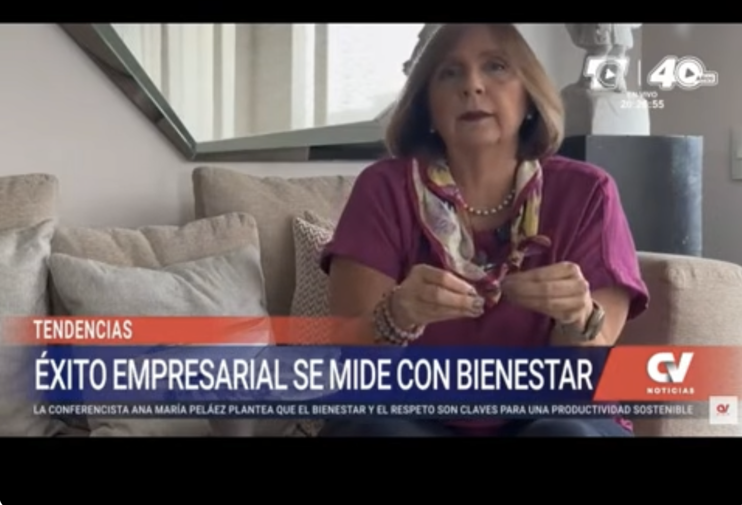 Les comparto un extracto de mi entrevista en CV Noticias